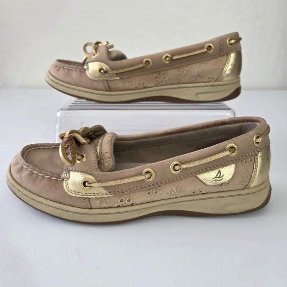 Sperry Gold Metallic Boat Shoes - Top-Sider - Picture 2 of 11